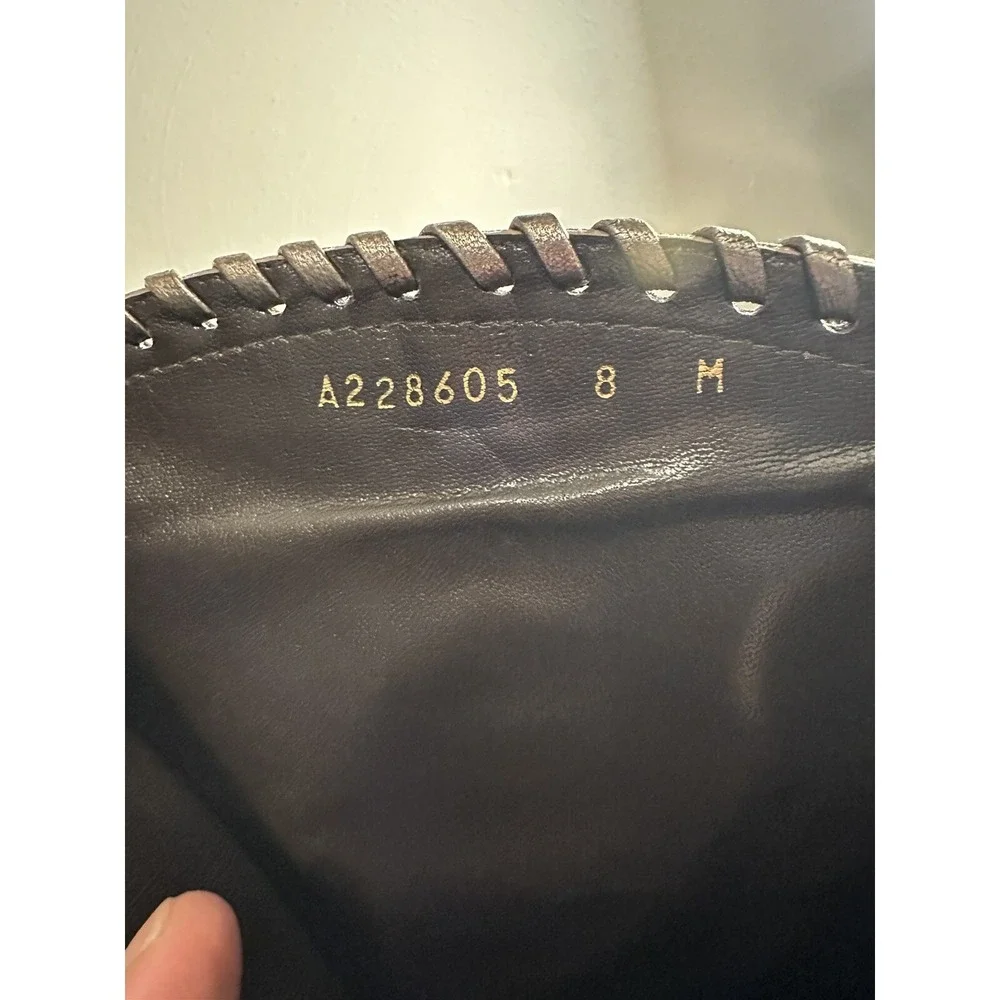 STUART WEITZMAN Women's Leather Whipstitch Trim Western‎ Ankle Boots Size 8 M